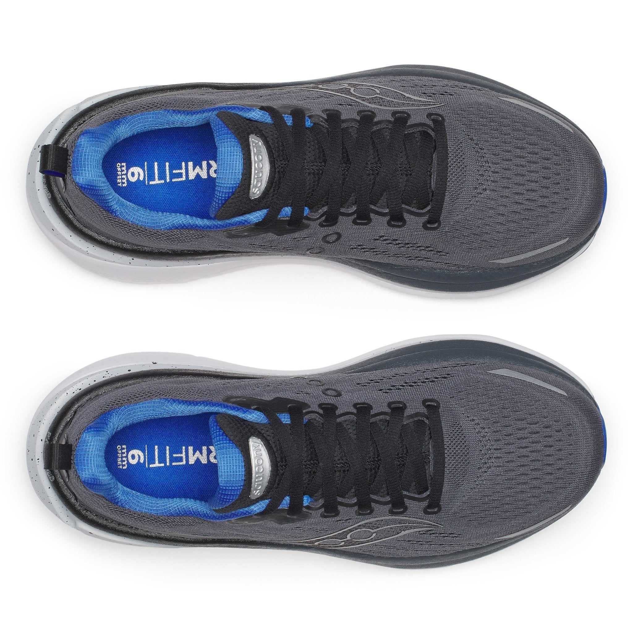 Saucony Men's Hurricane 25 | Shadow / Black - Interval Running