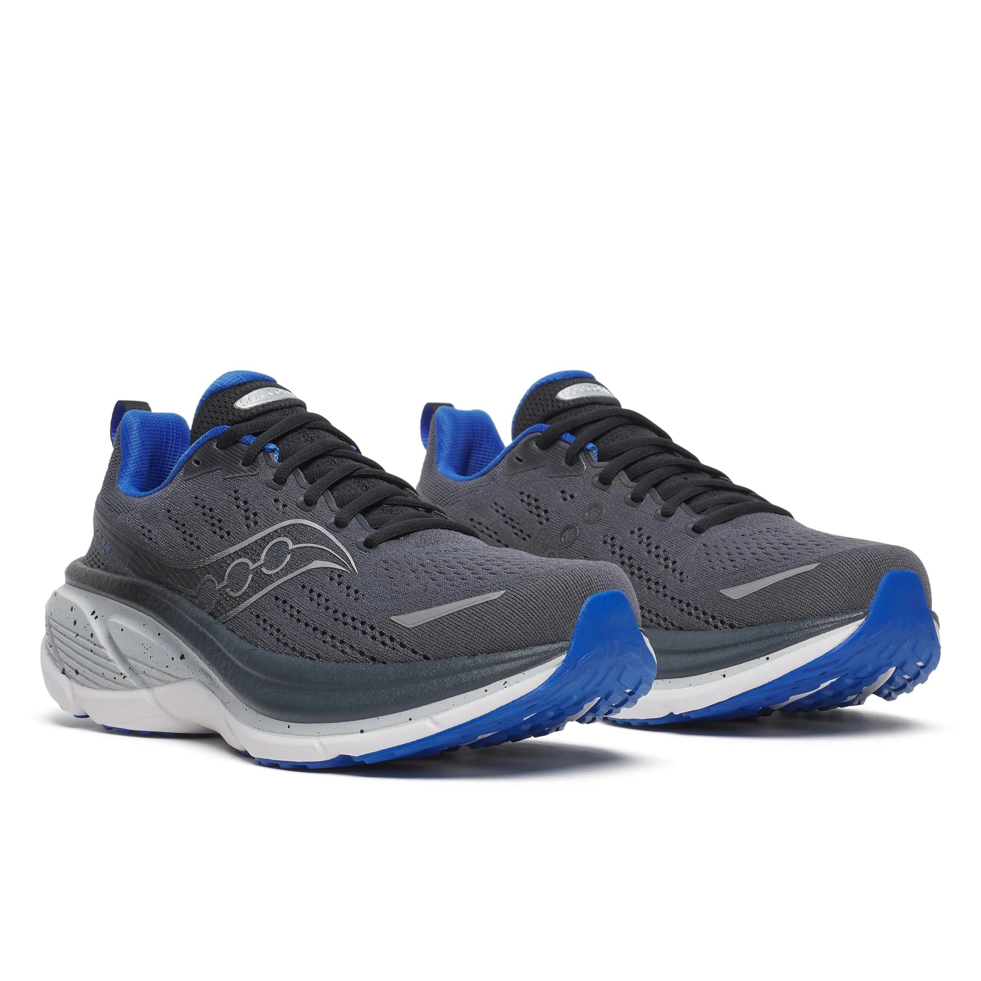 Saucony Men's Hurricane 25 | Shadow / Black - Interval Running