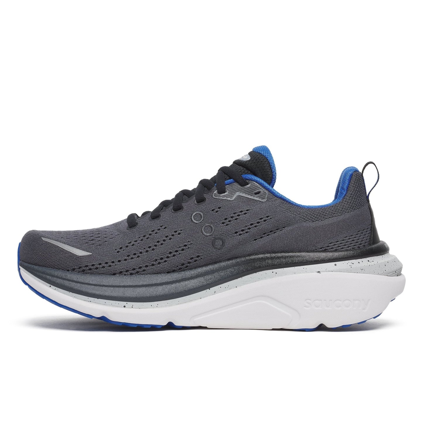 Saucony Men's Hurricane 25 | Shadow / Black - Interval Running