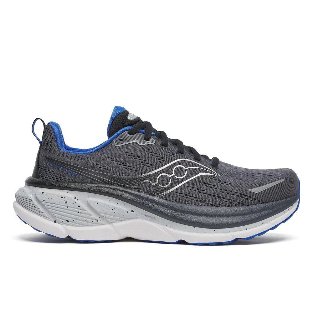 Saucony Men's Hurricane 25 | Shadow / Black - Interval Running