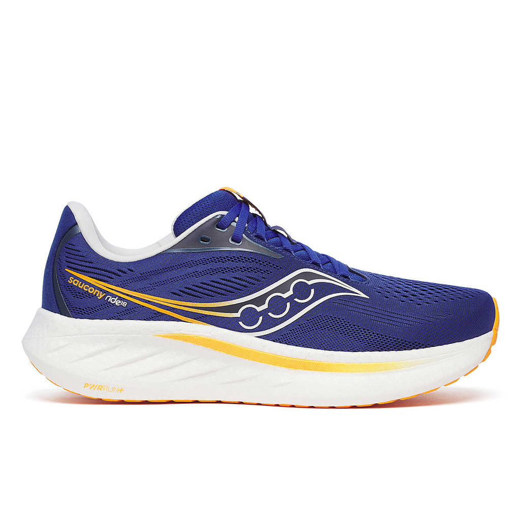 Saucony Men's Ride 18 - Azurite | Peel - Interval Running