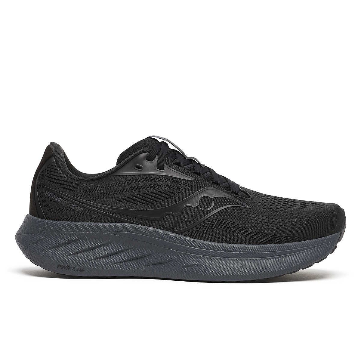 Saucony Men's Ride 18 - Black | Black - Interval Running