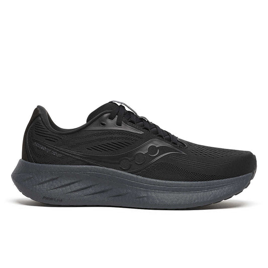 Saucony Men's Ride 18 - Black | Black - Interval Running