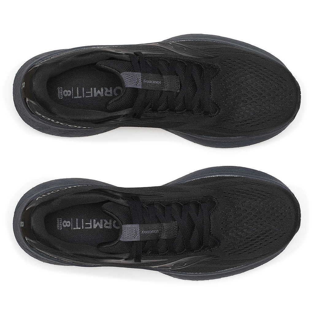 Saucony Men's Ride 18 - Black | Black - Interval Running