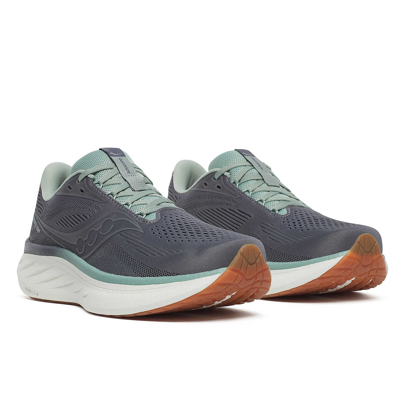 Saucony Men's Ride 18 - Carbon | Iceberg - Interval Running