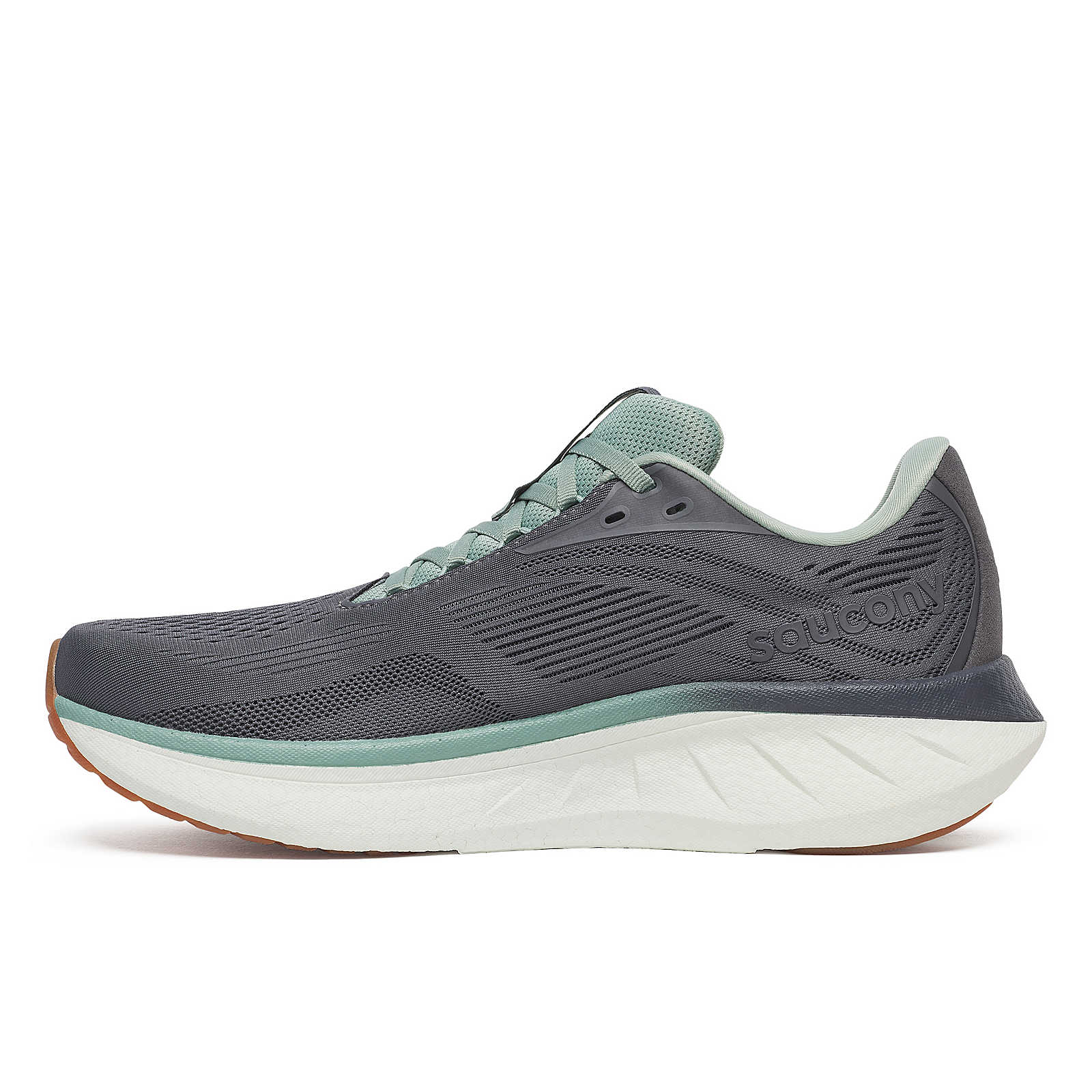Saucony Men's Ride 18 - Carbon | Iceberg - Interval Running