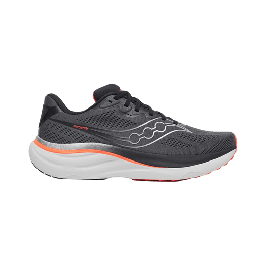 Saucony Men's Ride 19 – Carbon / Black - Interval Running