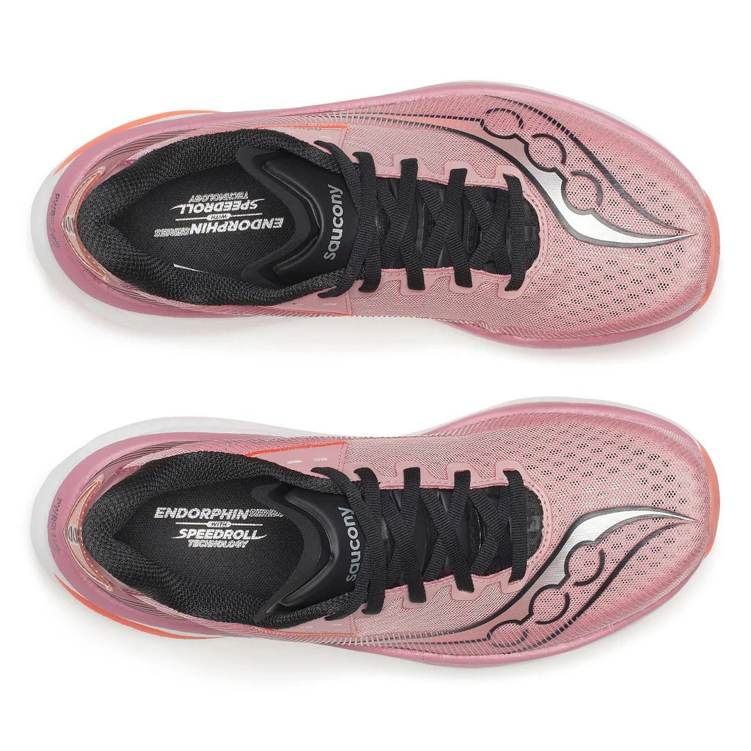 Saucony Women’s Endorphin Azura – Mauve / Black - Interval Running