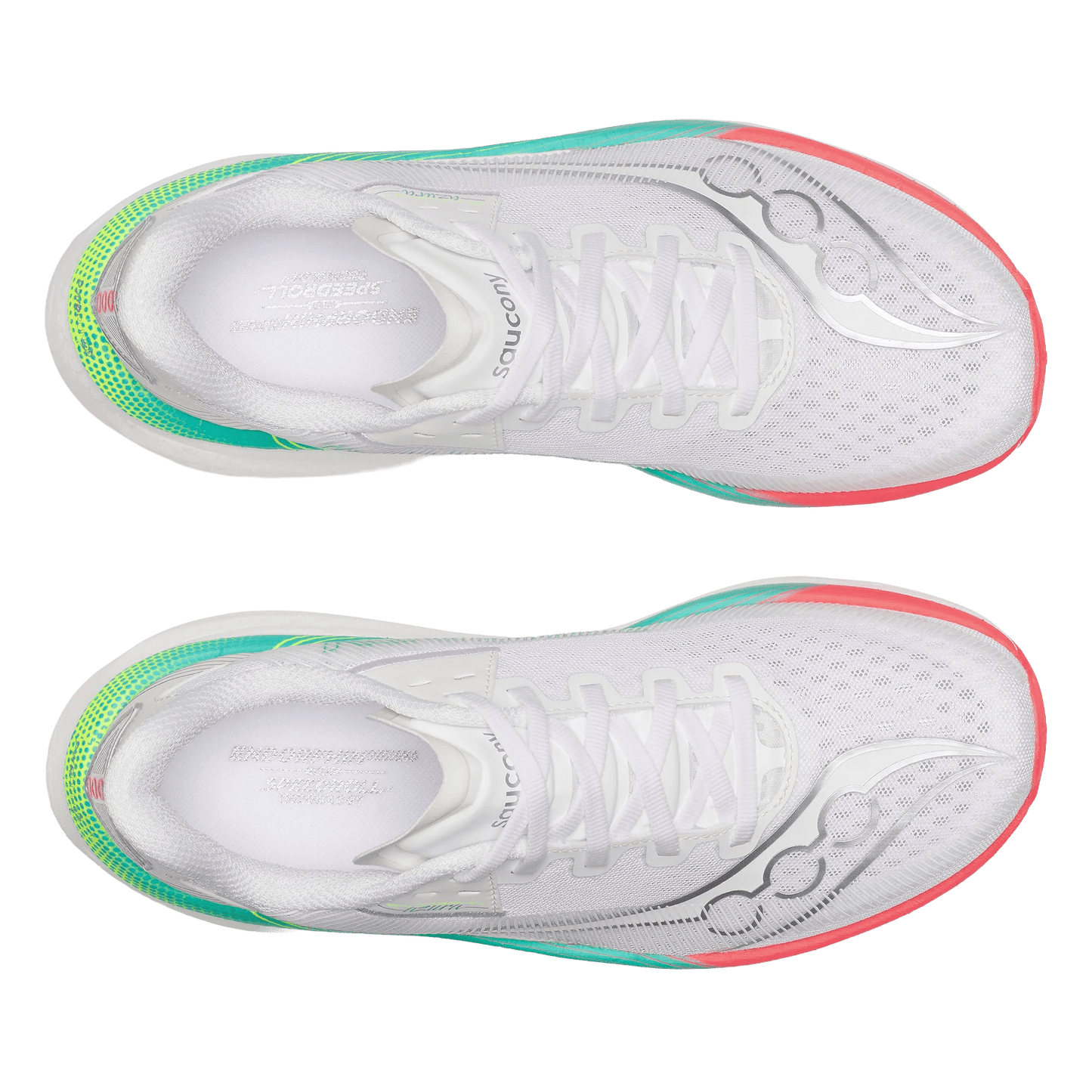 Saucony Women’s Endorphin Azura – White / Multi - Interval Running
