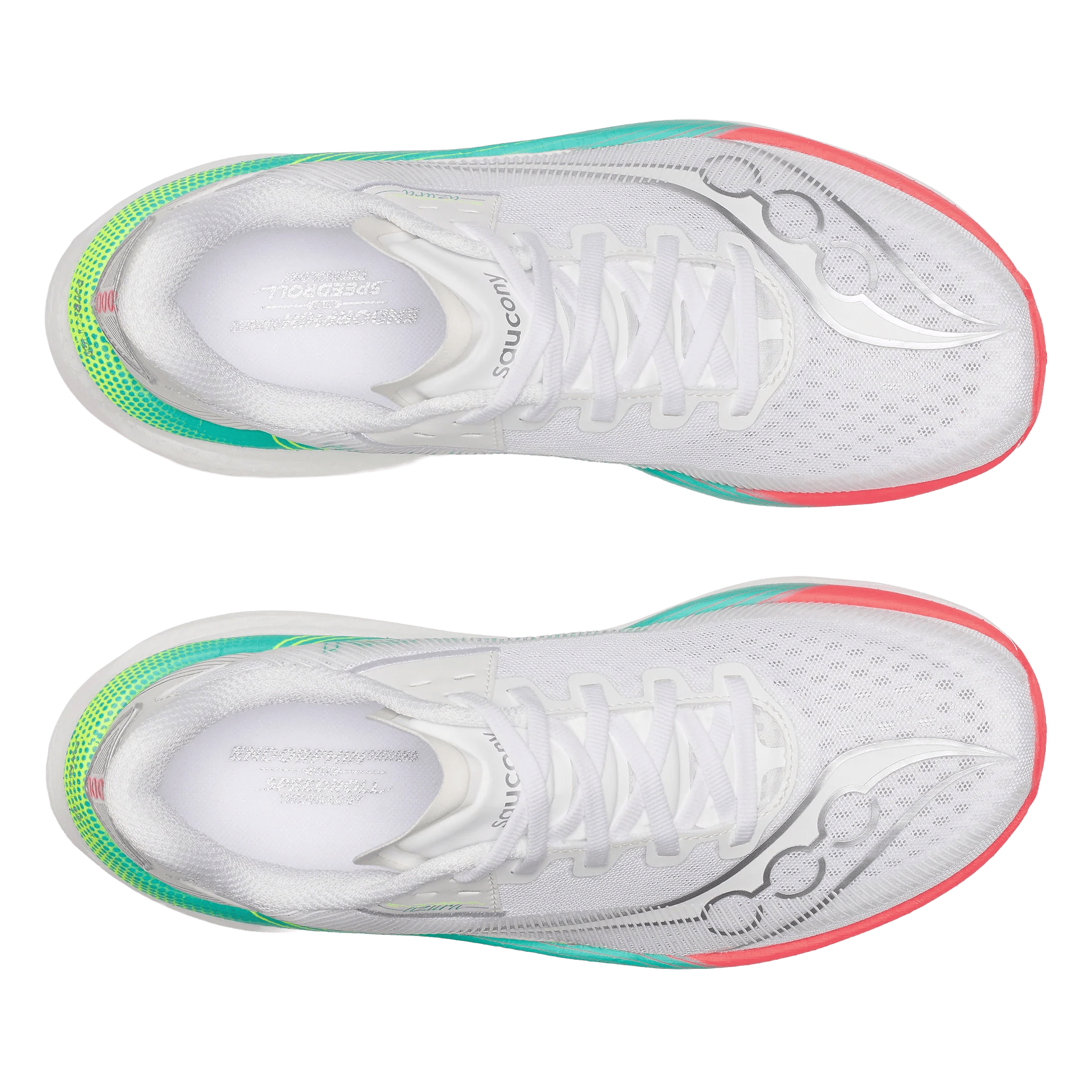 Saucony Women’s Endorphin Azura – White / Multi - Interval Running