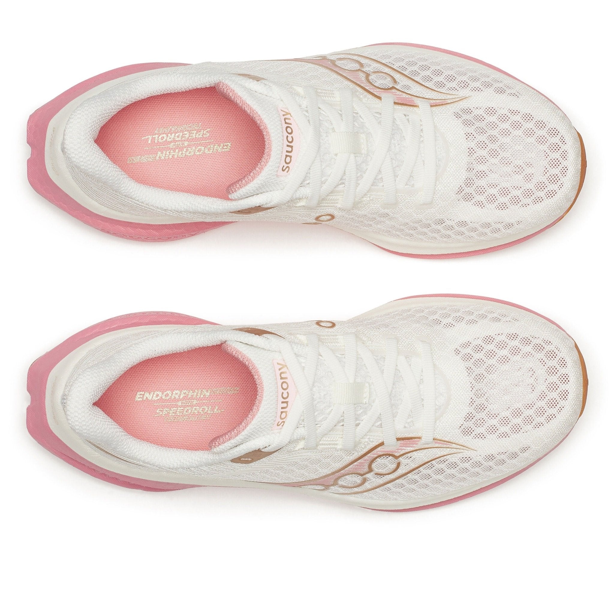 Saucony Women’s Endorphin Speed 5 – Ivory | Mauve - Interval Running