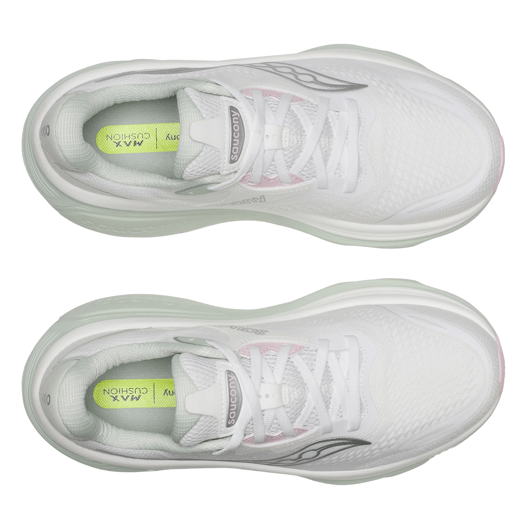 Saucony Women's Hurricane 26 – White / Cast - Interval Running