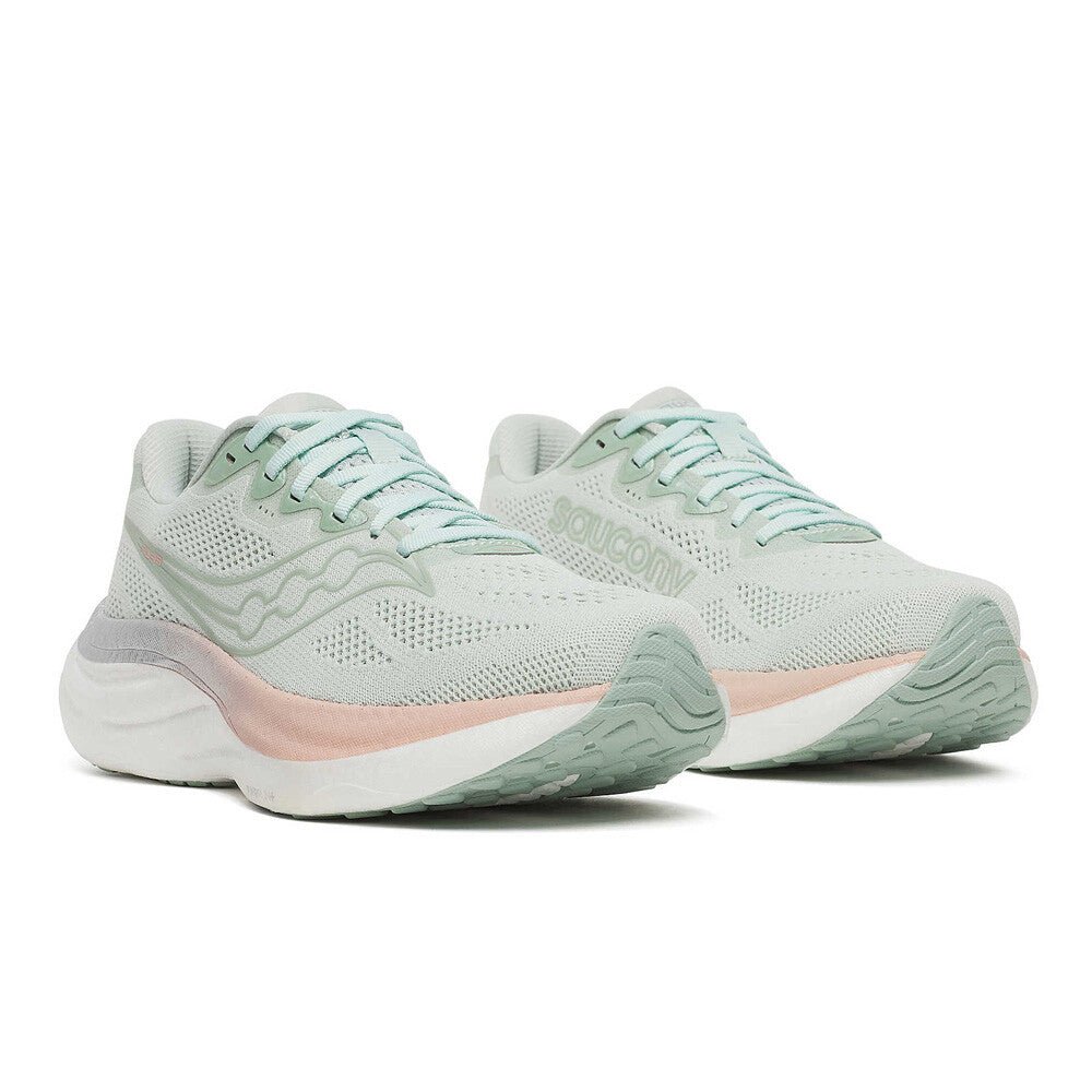 Saucony Women's Ride 19 - Mist / Cameo - Interval Running