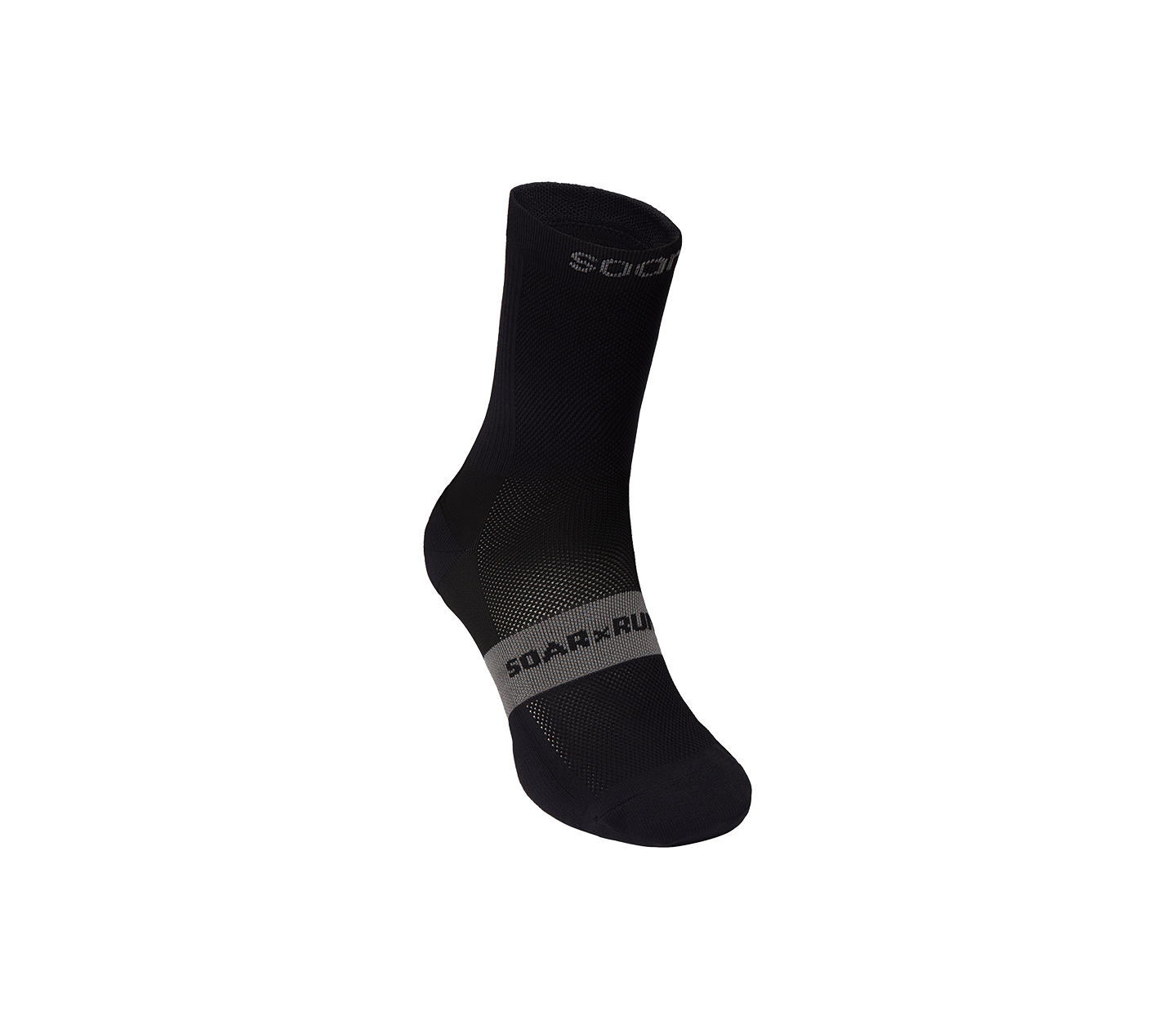 Soar Crew Sock - Black - Interval Running