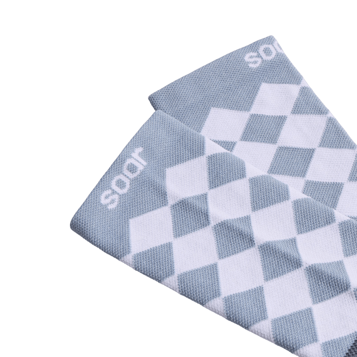 Soar Diamond Crew Sock – Lilac / Grey - Interval Running