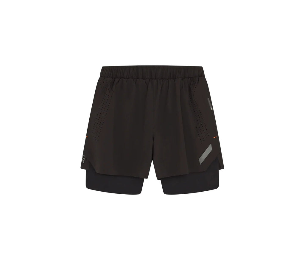 Soar Men's Dual Run Shorts - Black - Interval Running