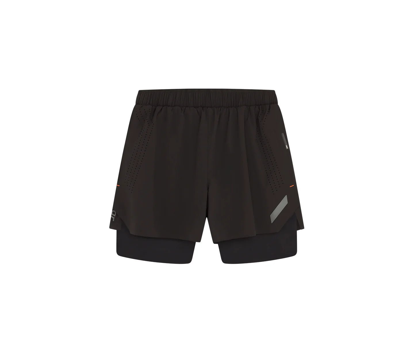 Soar Men's Dual Run Shorts - Black - Interval Running