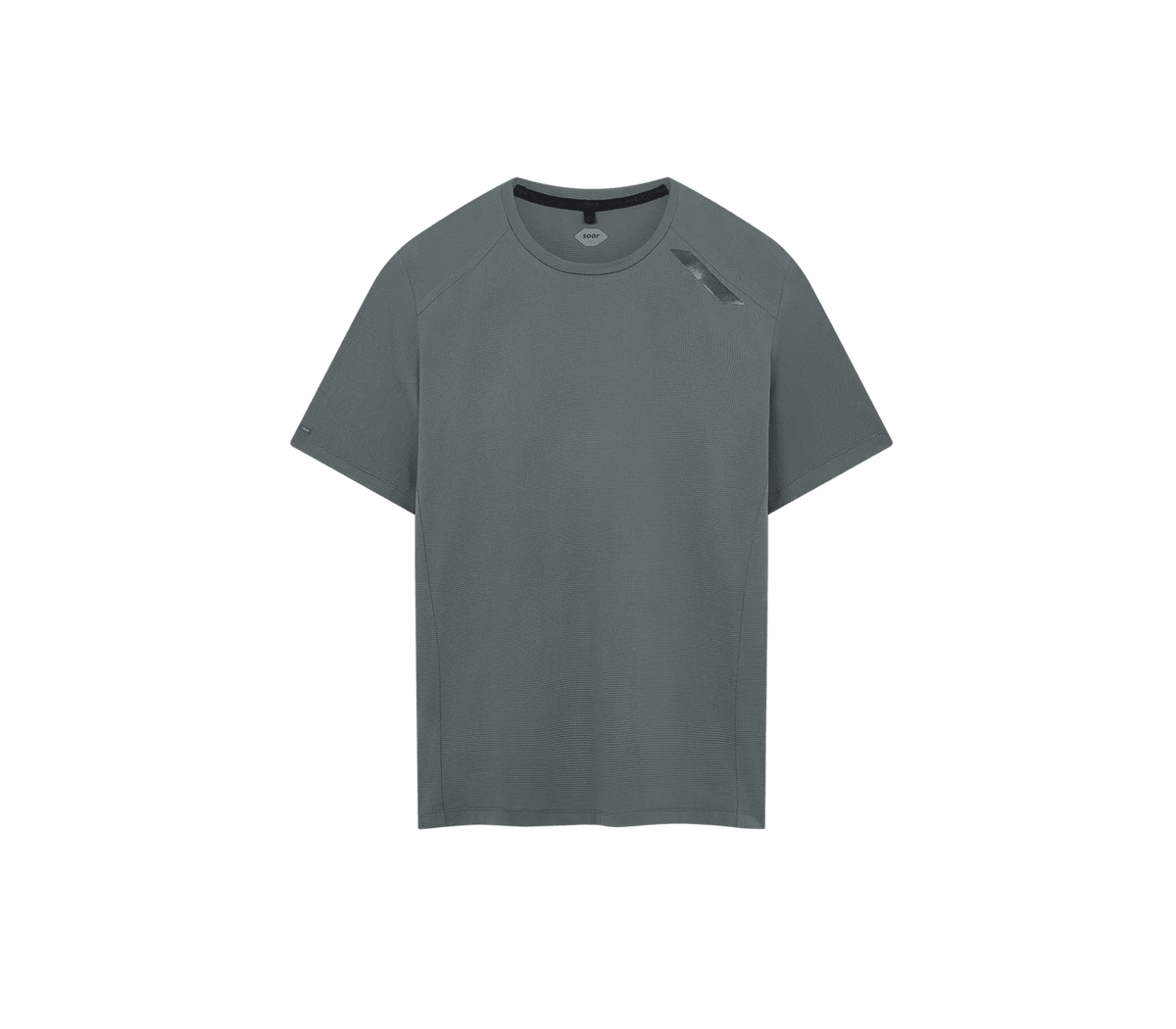 Soar Men's Eco Tech T – Grey - Interval Running