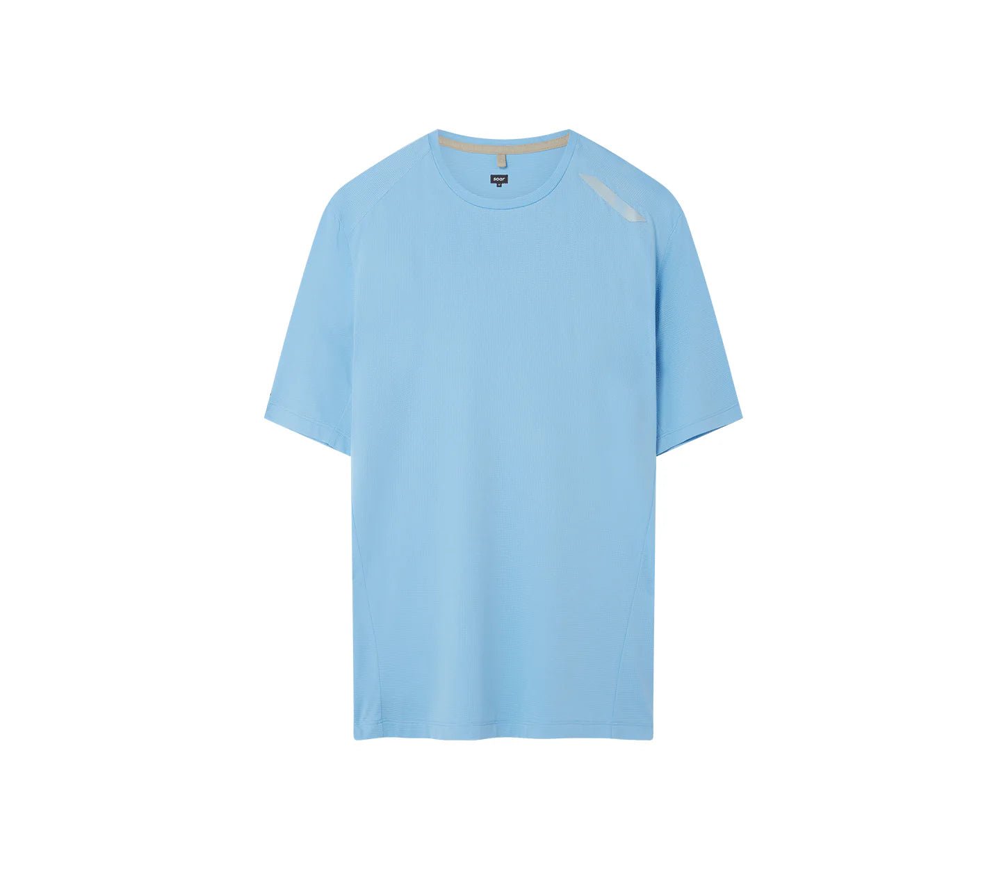 Soar Men's Eco Tech T - Sky Blue - Interval Running