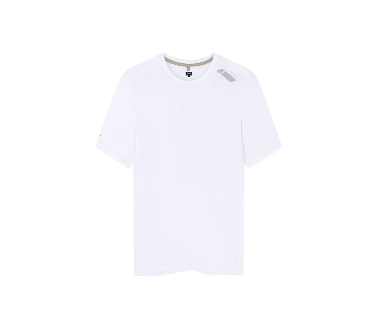 Soar Men's Eco Tech T - White - Interval Running