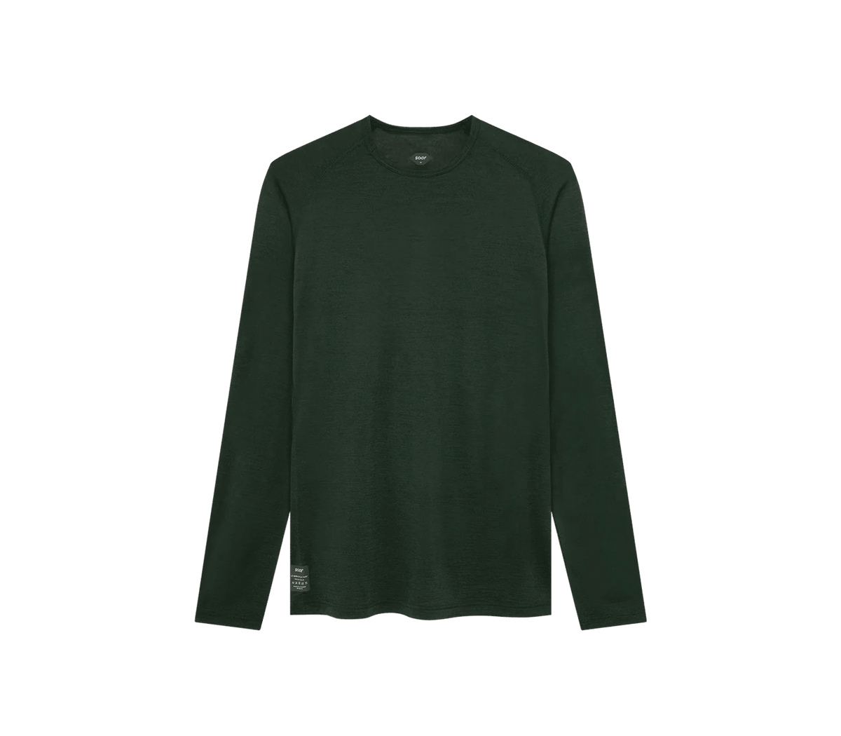 Soar Men's L/S Merino Base – Forest Night - Interval Running