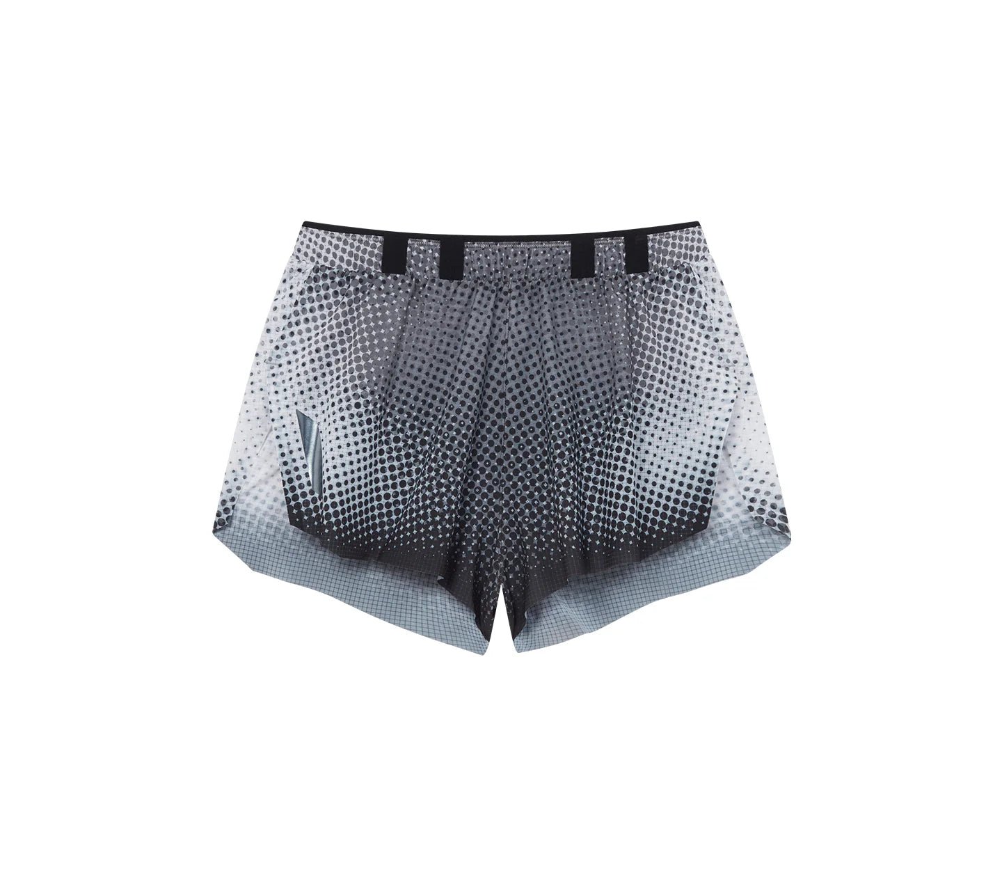 Soar Men's Marathon Shorts - Black White Dot - Interval Running