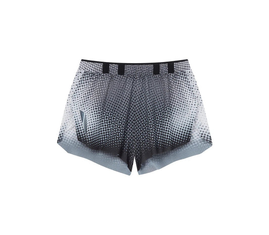 Soar Men's Marathon Shorts - Black White Dot - Interval Running