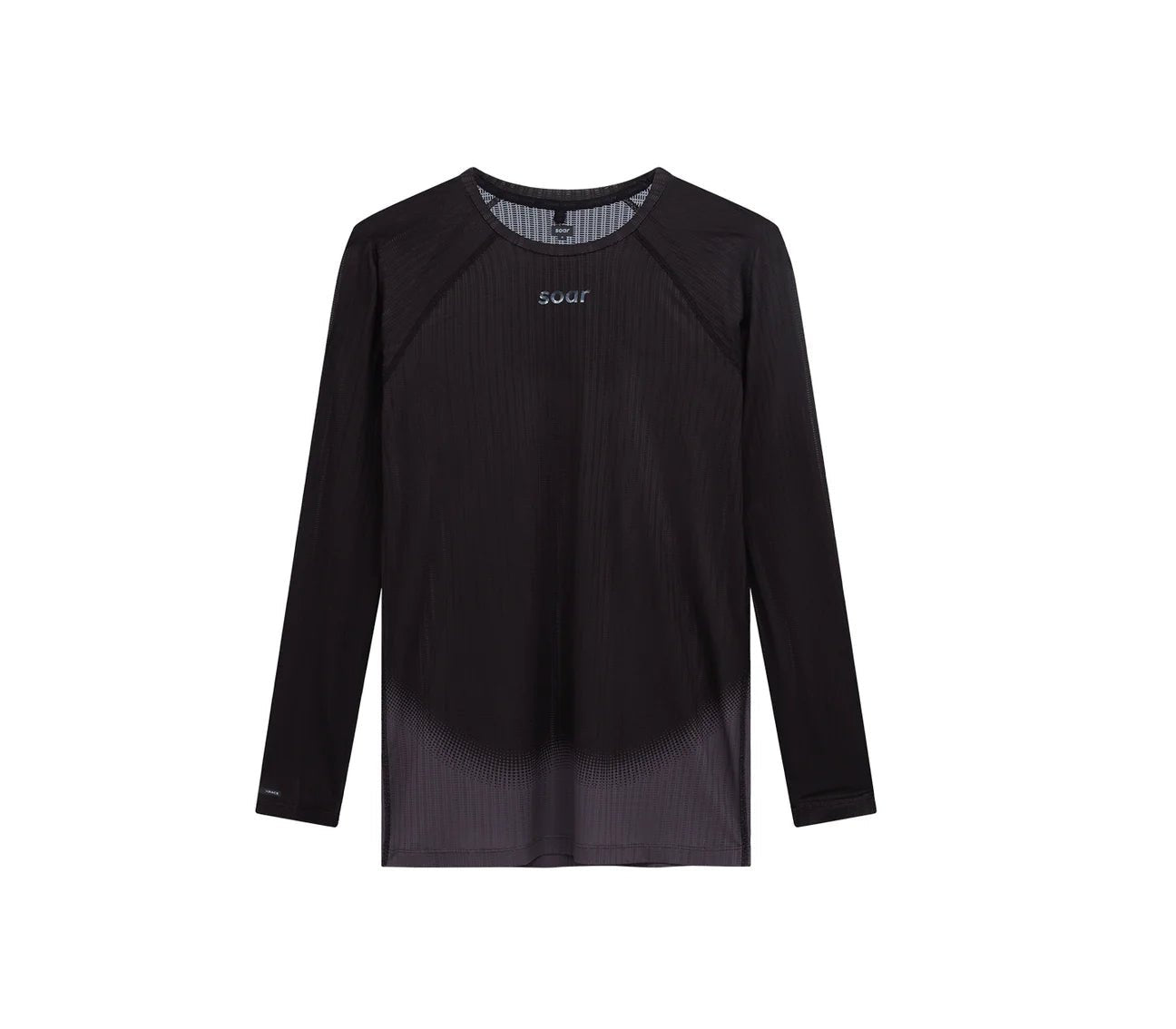 Soar Men's Race Base Layer - Black / Grey - Interval Running