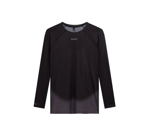 Soar Men's Race Base Layer - Black / Grey - Interval Running