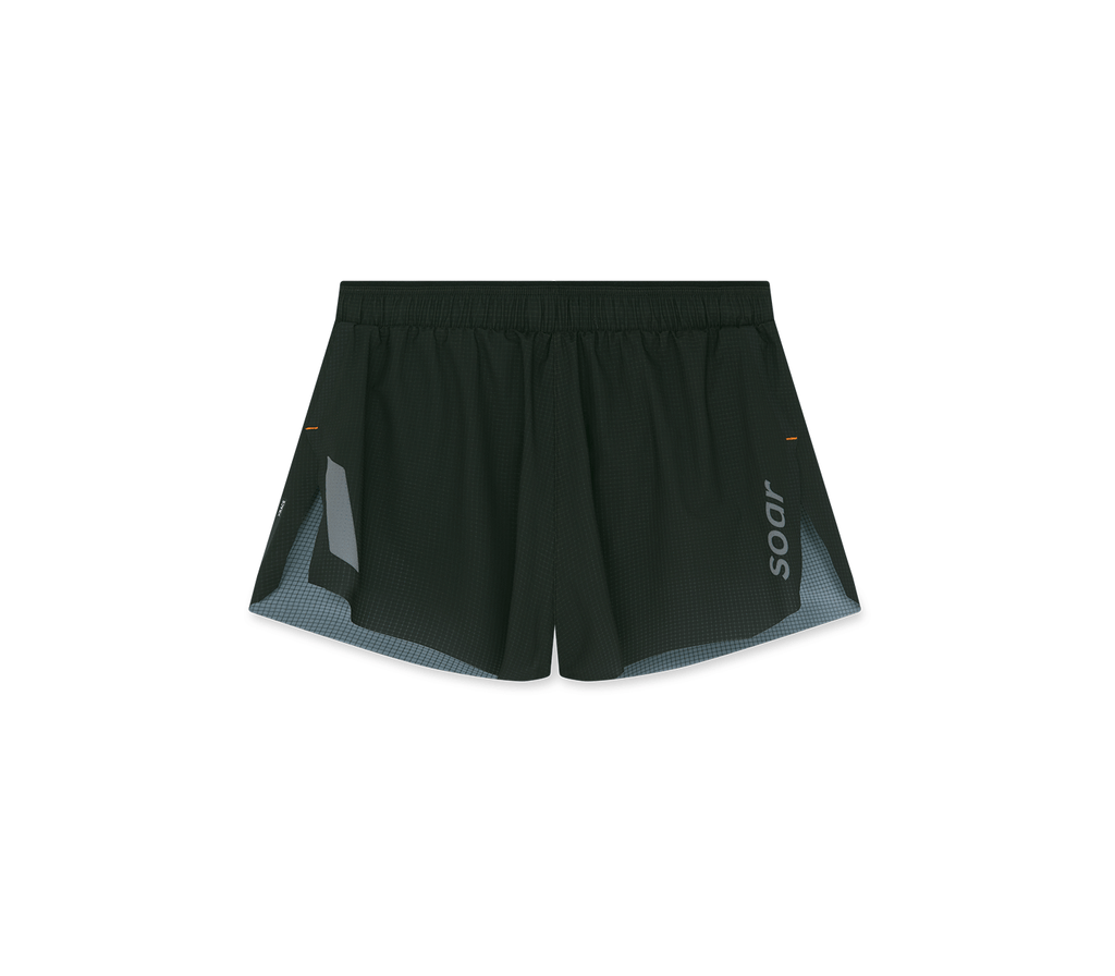 Soar Men's Race Shorts - Black - Interval Running