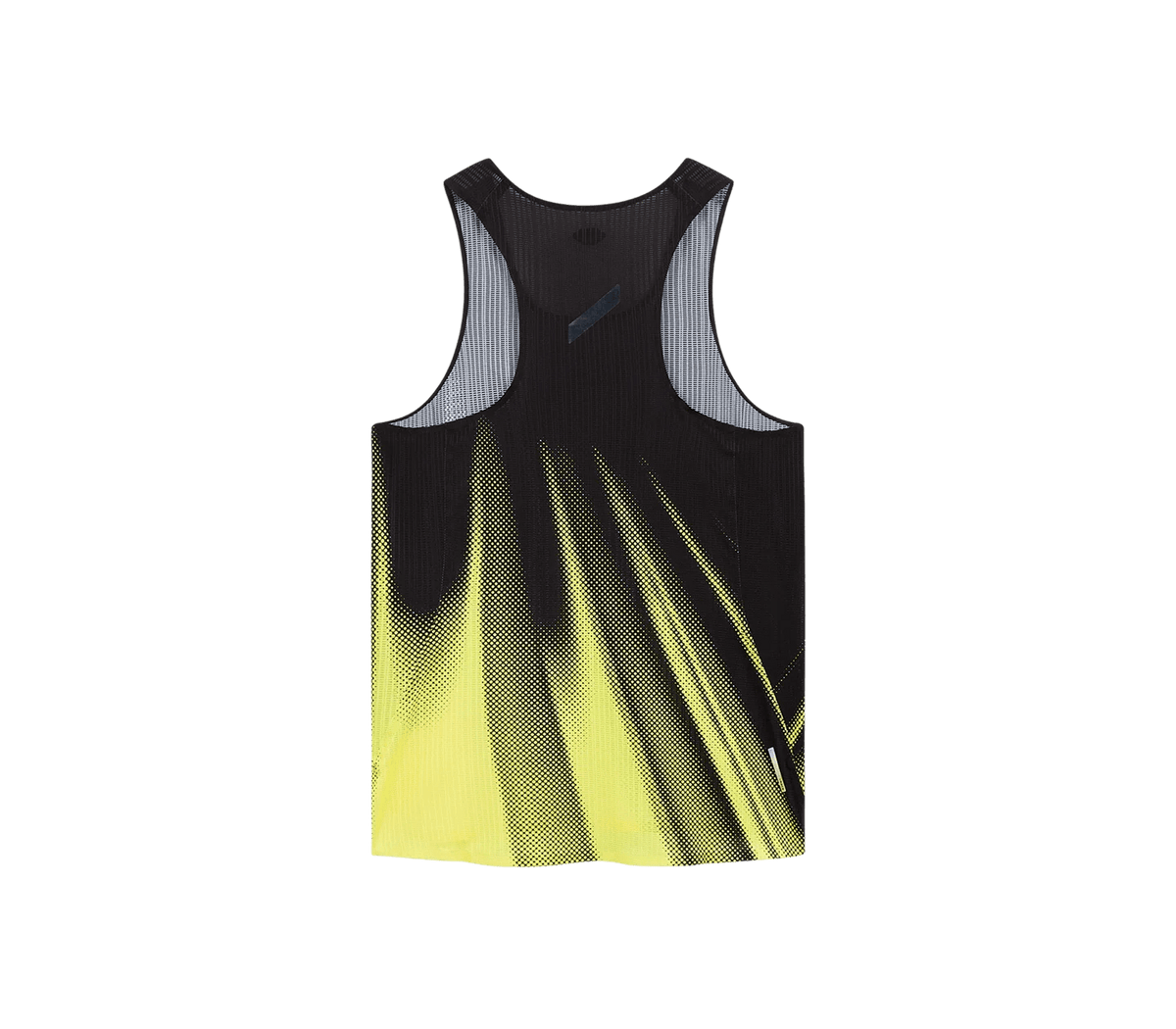 Soar Men's Race Vest 2.0 – Black / Yellow Stripe - Interval Running