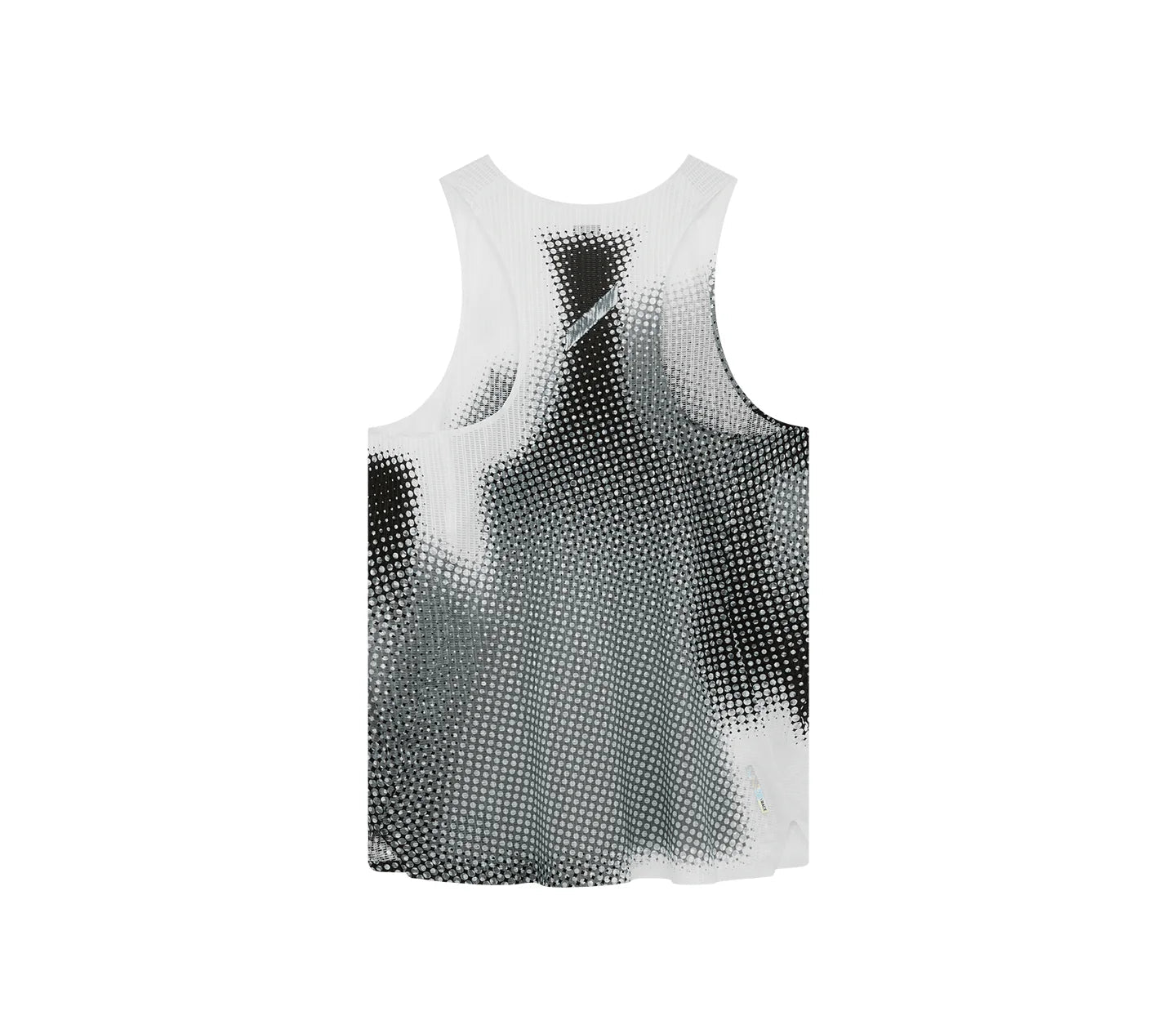 Soar Men's Race Vest - Black White Dot - Interval Running