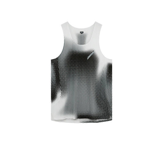 Soar Men's Race Vest - Black White Dot - Interval Running