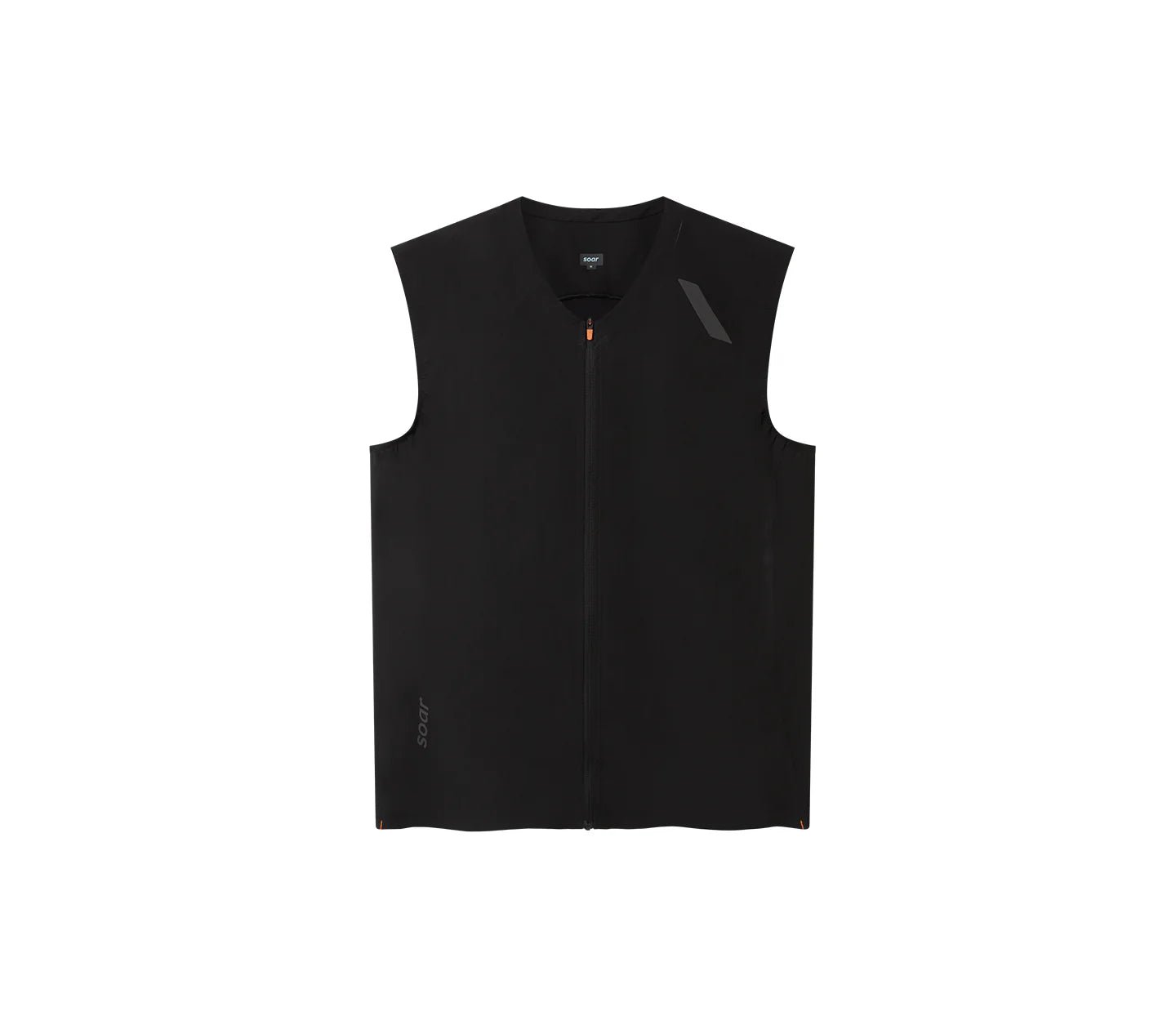 Soar Men's Rainout Gilet | Black - Interval Running