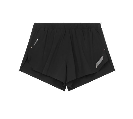 Soar Men's Split Shorts - Black - Interval Running