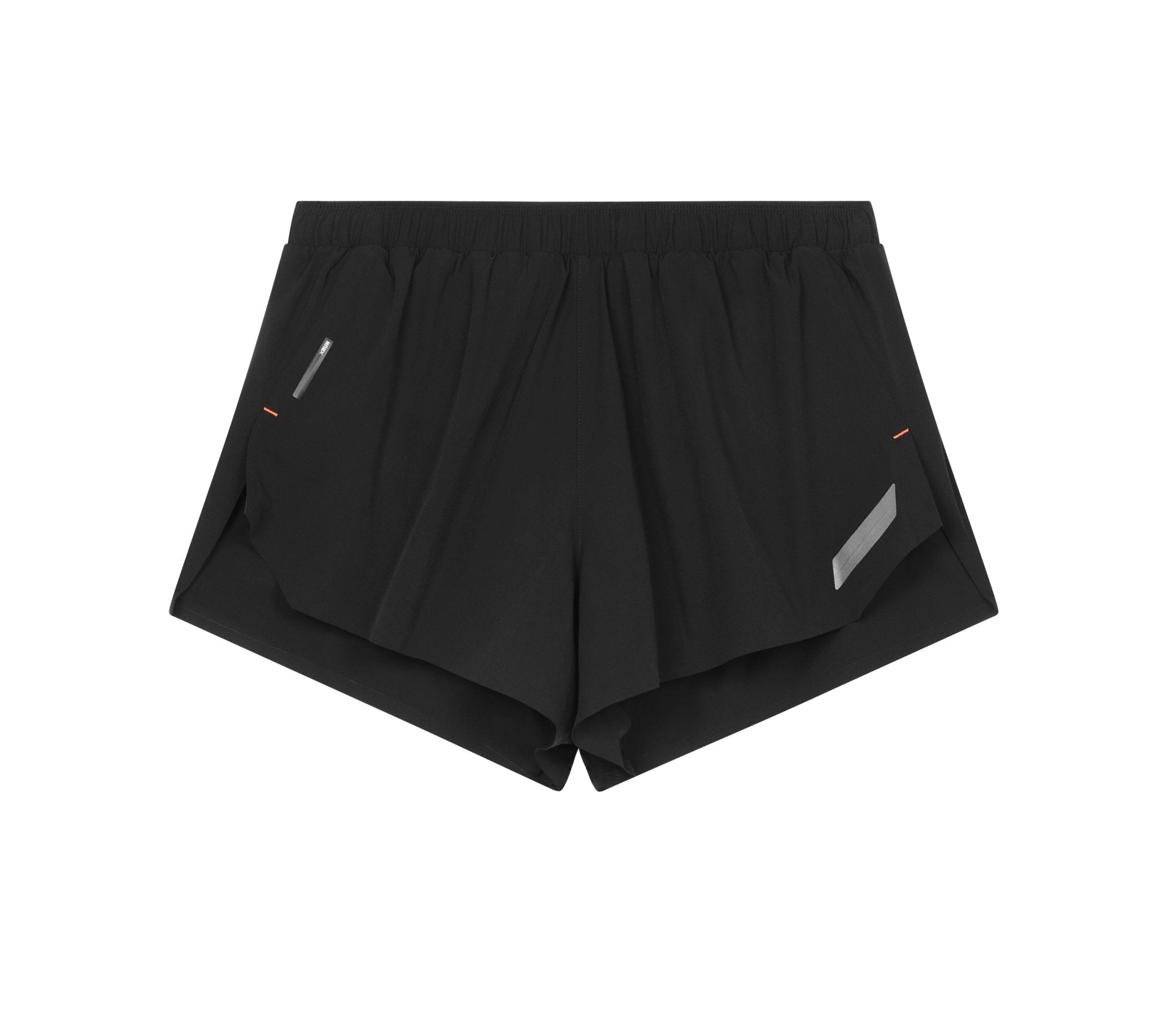 Soar Men's Split Shorts - Black - Interval Running