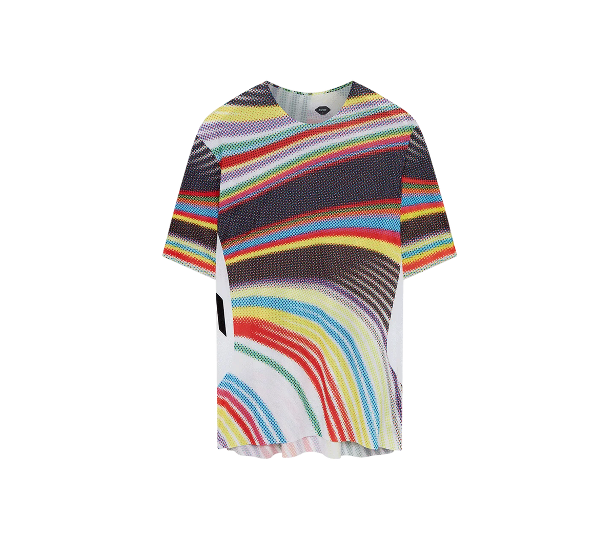 Soar Men's Sprint T – Light Dot Stripe - Interval Running