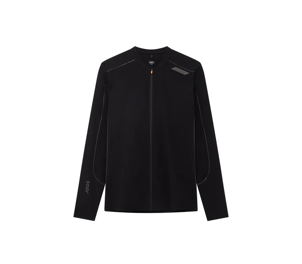 Soar Men's Tempo Top | Black - Interval Running