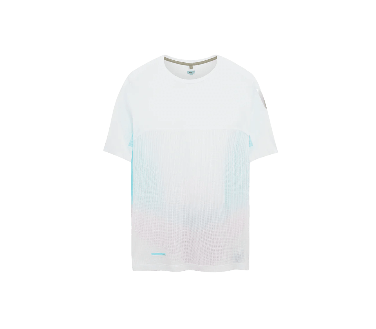 Soar Women's Hot Weather T - White / Blue / Magenta - Interval Running