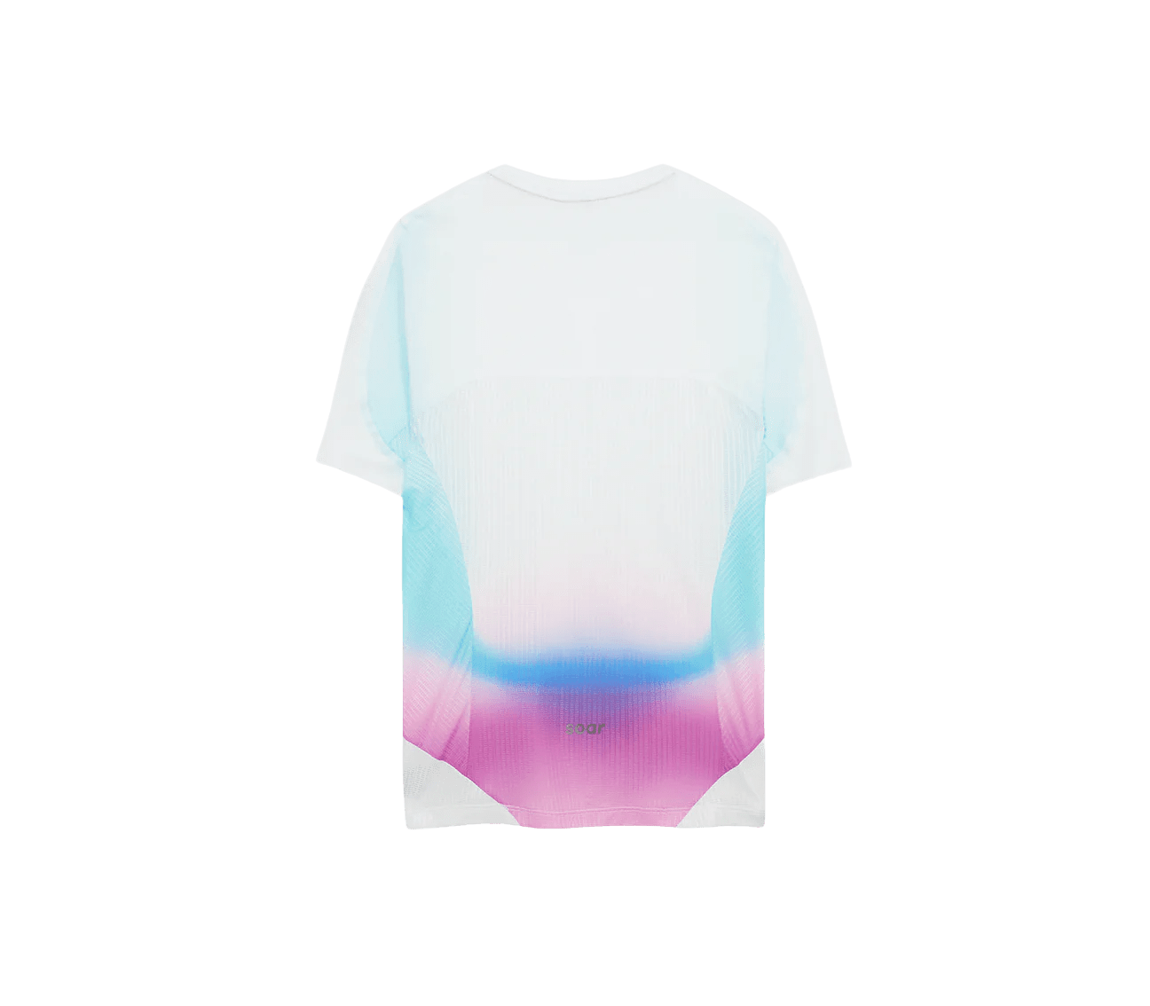 Soar Women's Hot Weather T - White / Blue / Magenta - Interval Running