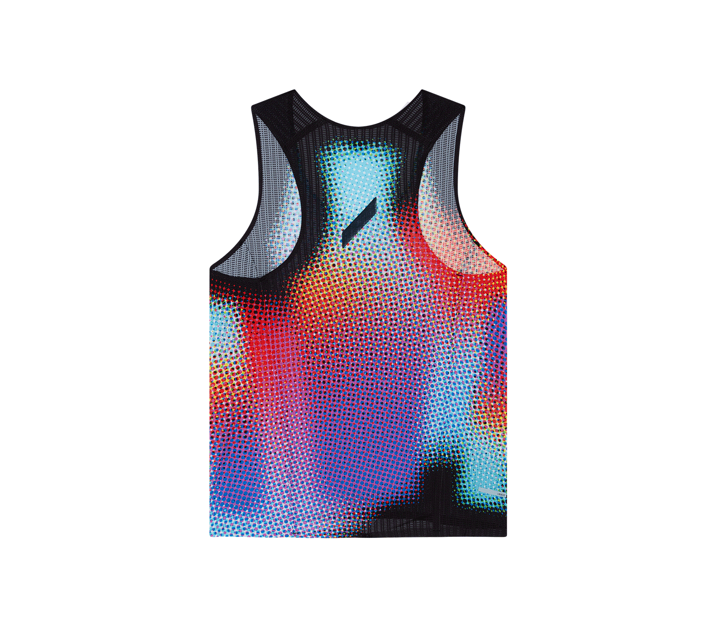 Soar Women's Race Vest - Black Rainbow Dot - Interval Running