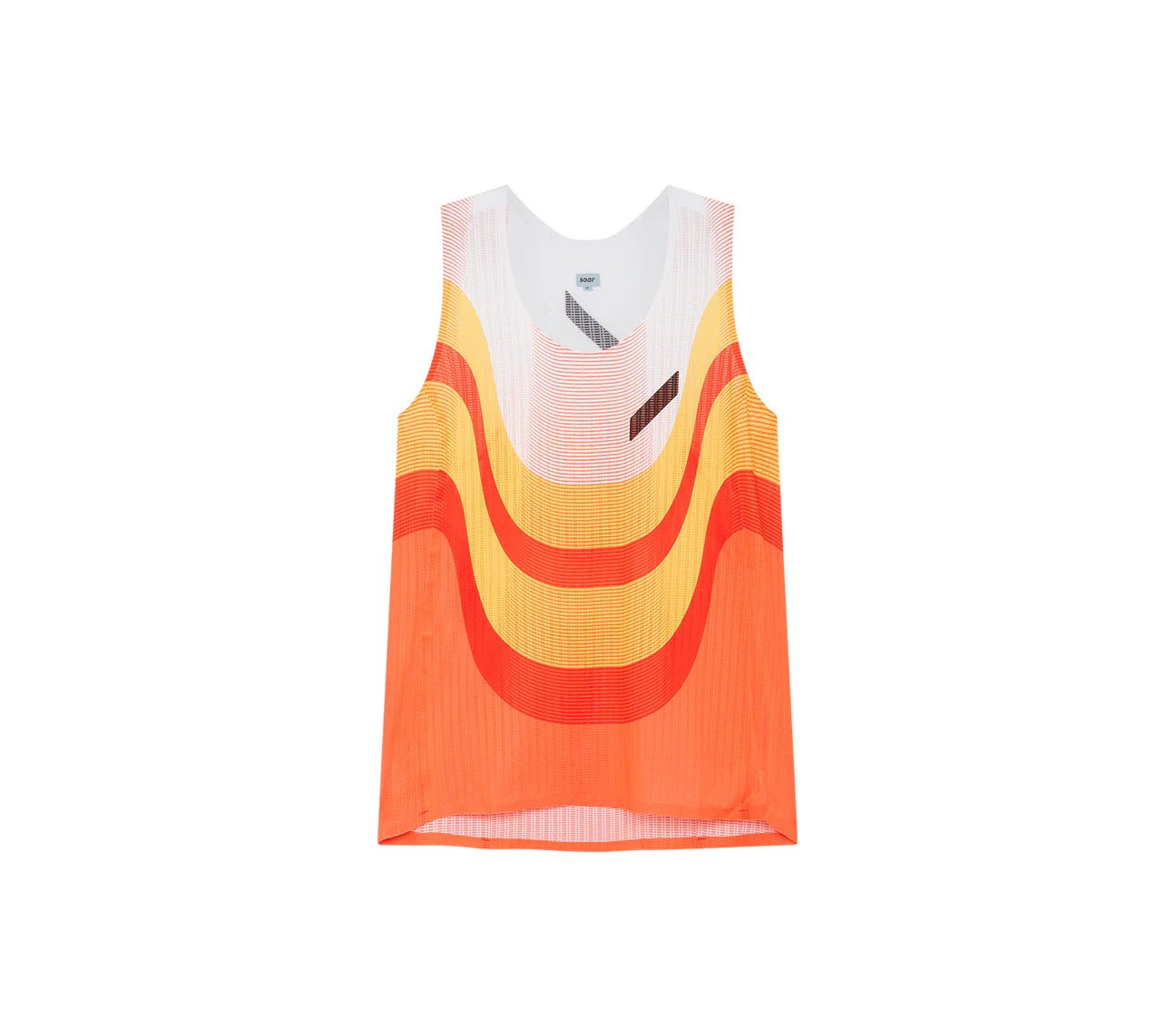 Soar Women's Race Vest - Orange / Red / White - Interval Running