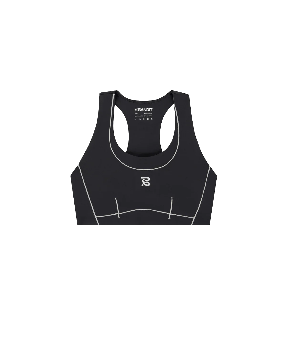 Bandit Women's Vanisher™ Pop Stitch™ Arco Run Bra - Anthracite