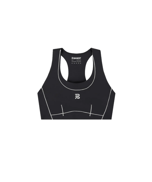 Bandit Women's Vanisher™ Pop Stitch™ Arco Run Bra - Anthracite