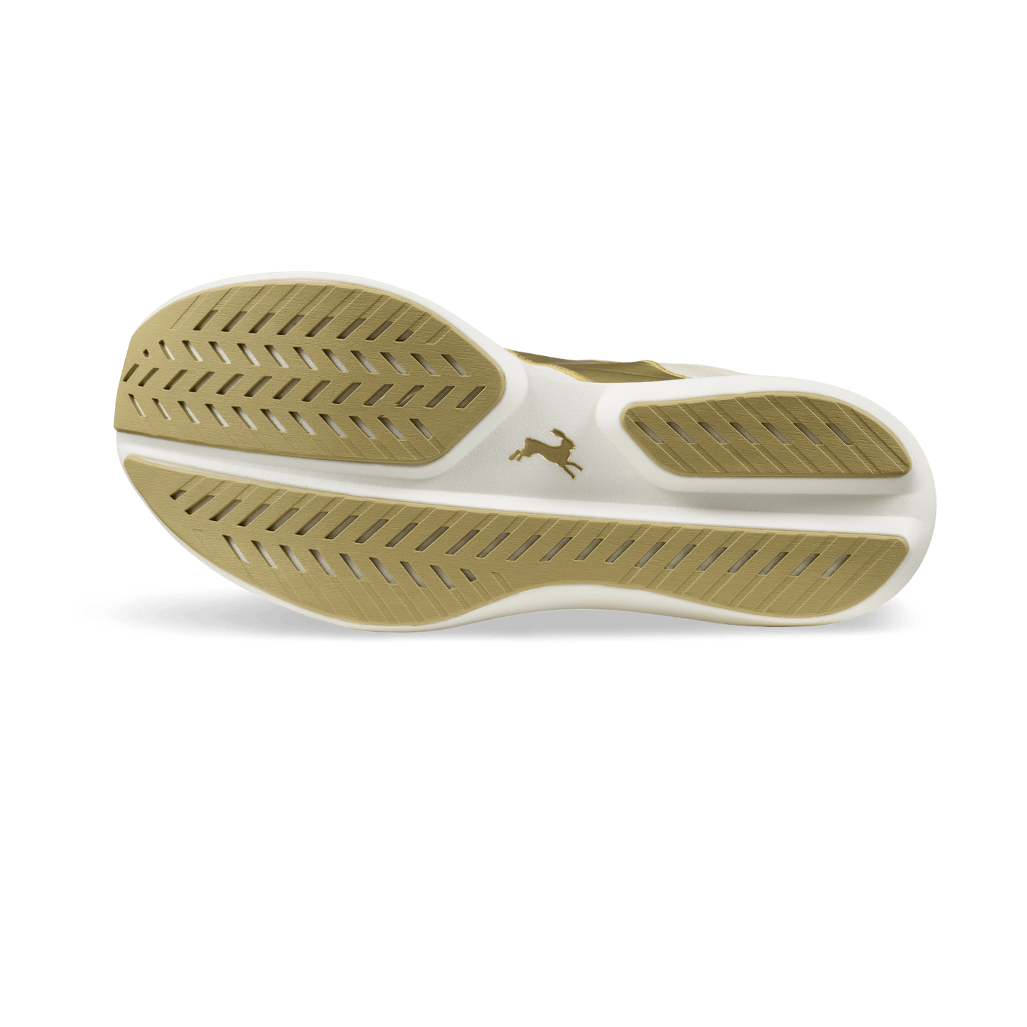 Tracksmith Eliot Racer - Unisex - Ivory/Gold - Interval Running