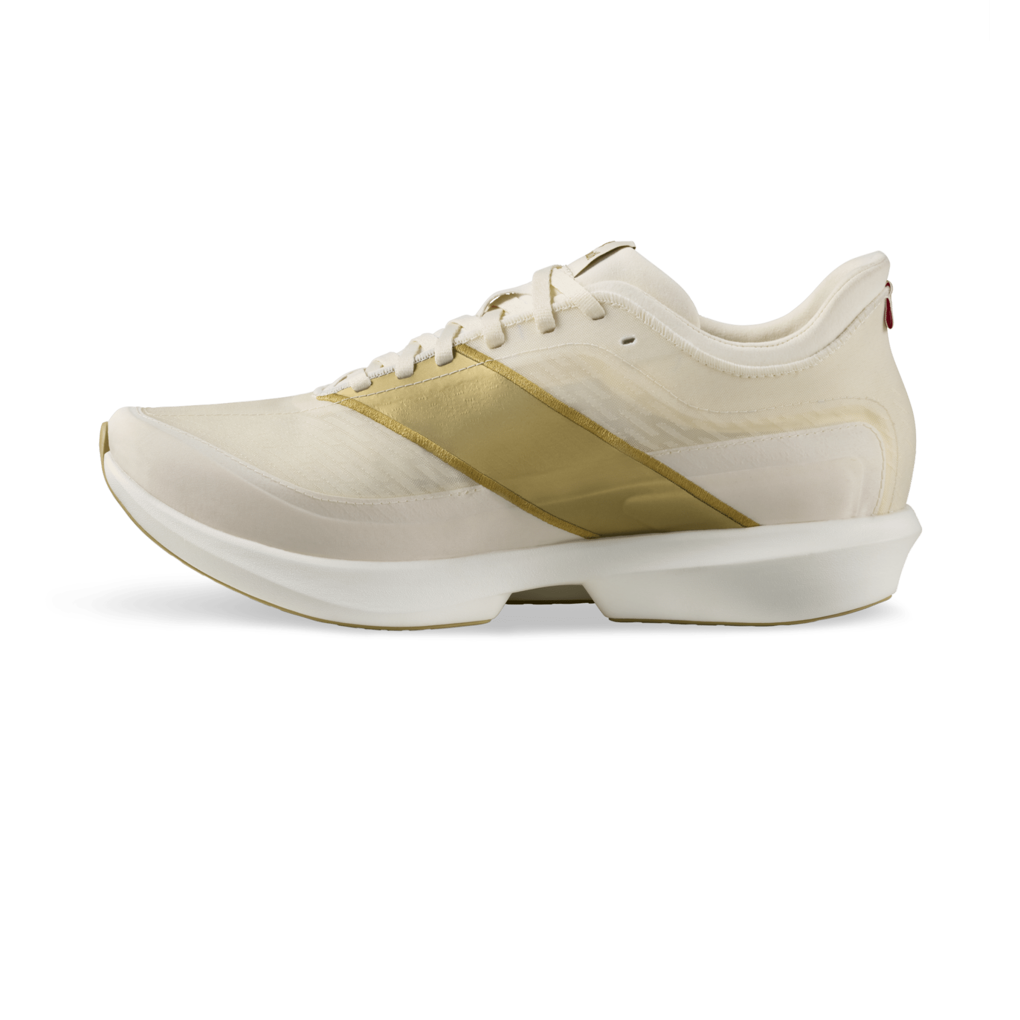 Tracksmith Eliot Racer - Unisex - Ivory/Gold - Interval Running