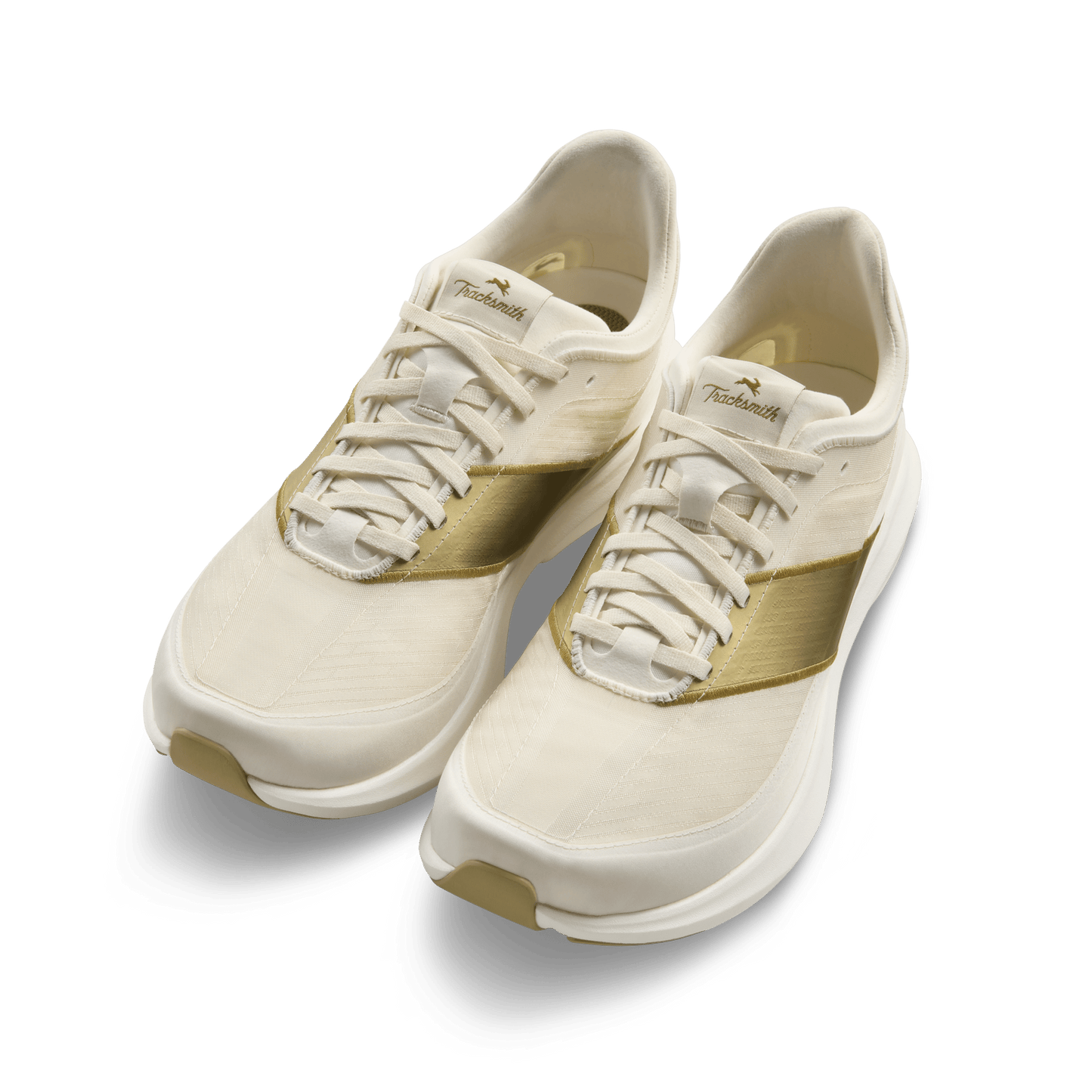 Tracksmith Eliot Racer - Unisex - Ivory/Gold - Interval Running