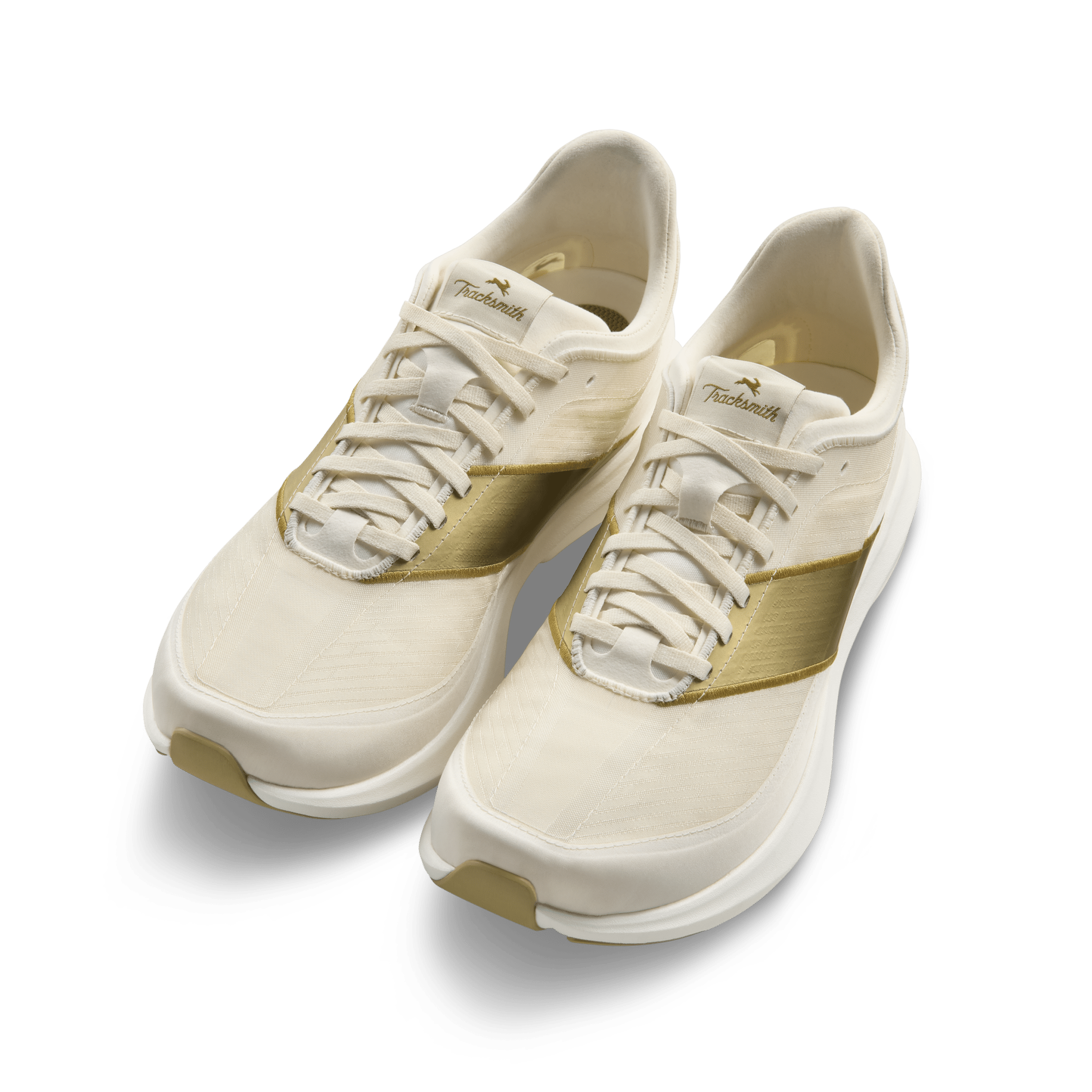 Tracksmith Eliot Racer - Unisex - Ivory/Gold - Interval Running