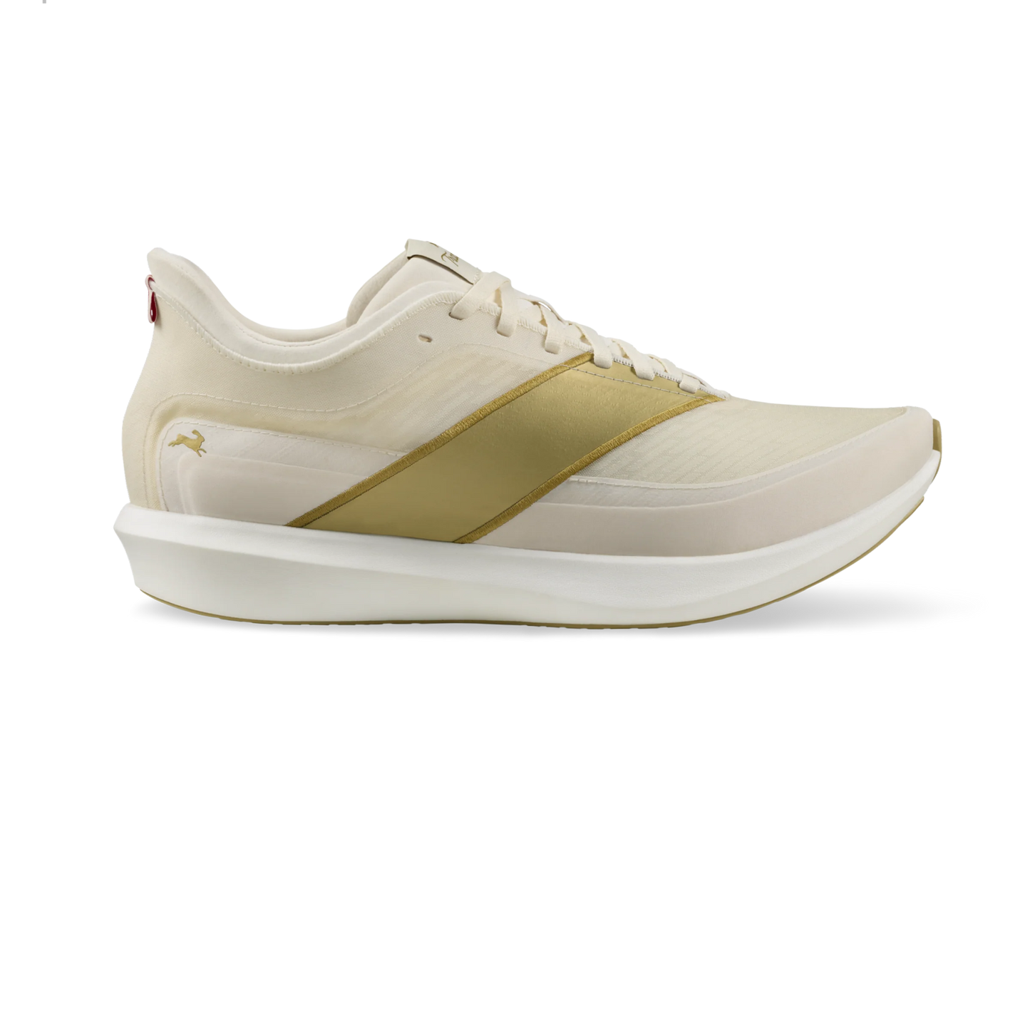 Tracksmith Eliot Racer - Unisex - Ivory/Gold - Interval Running