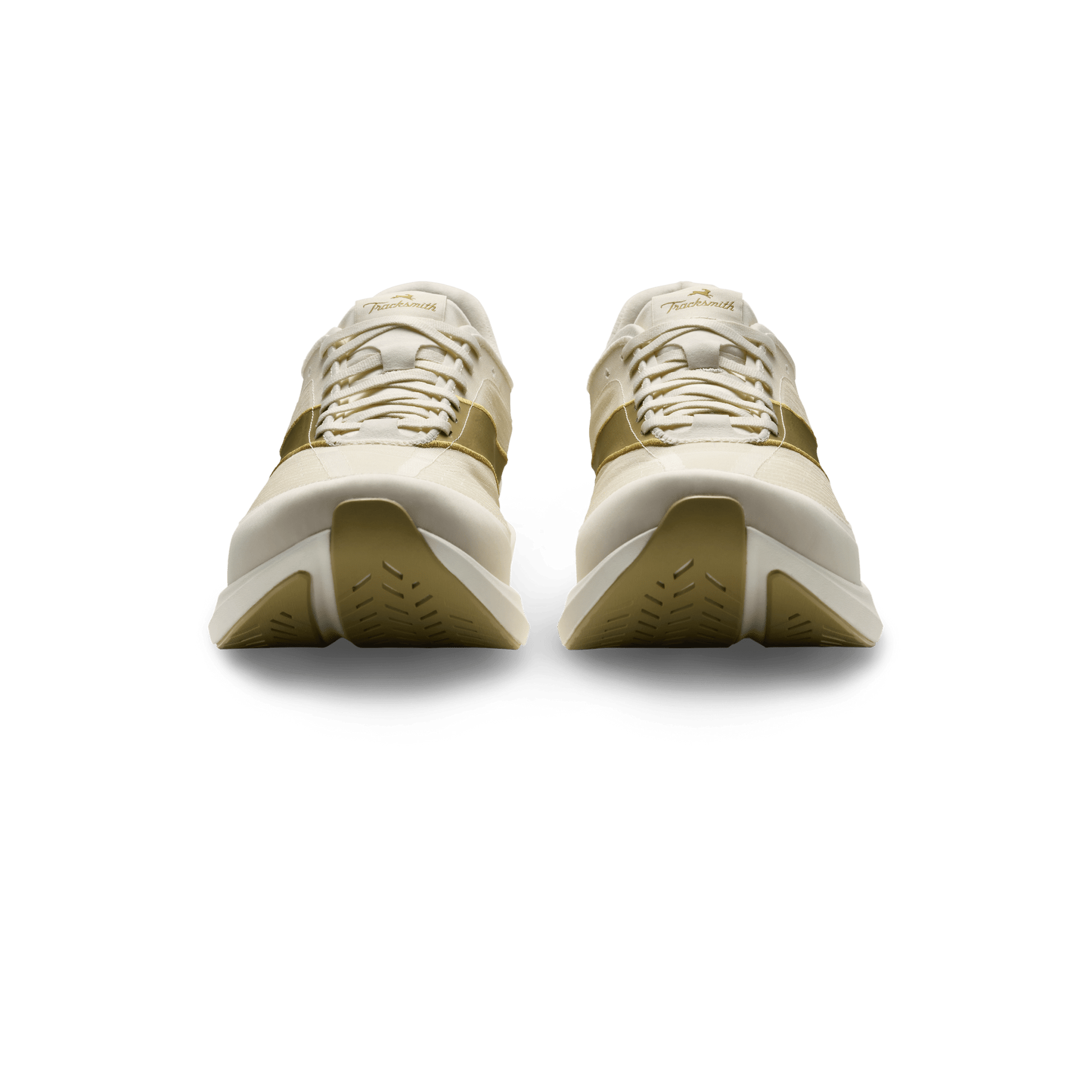 Tracksmith Eliot Racer - Unisex - Ivory/Gold - Interval Running